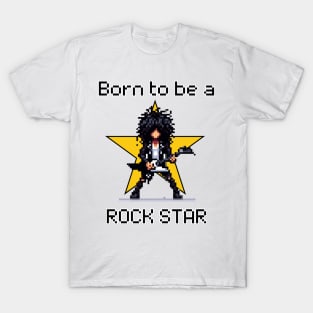 Rockstar Legacy - Pixel Art Tribute T-Shirt